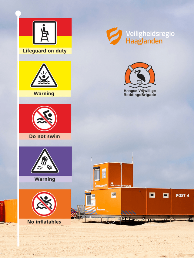 Nieuwe strandvlaggen regio haaglanden